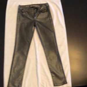 Metallic Stretch Pants